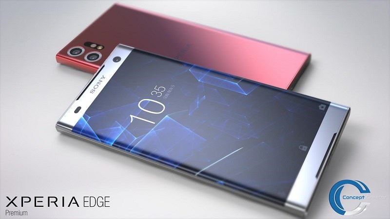 Mê mẩn trước mẫu concept Xperia Edge Premium cực đẹp màn hình cong 4K, chip Snapdragon 845