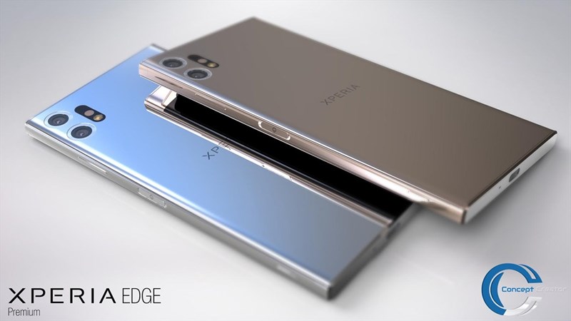Mê mẩn trước mẫu concept Xperia Edge Premium cực đẹp màn hình cong 4K, chip Snapdragon 845
