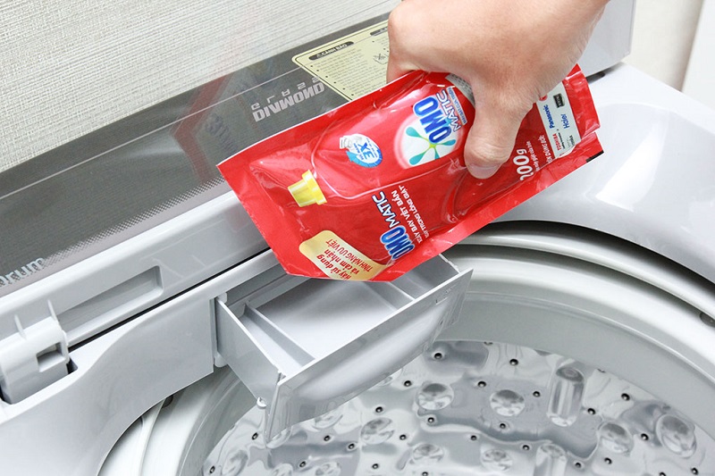 Cách cho bột giặt vào máy giặt đúng cách