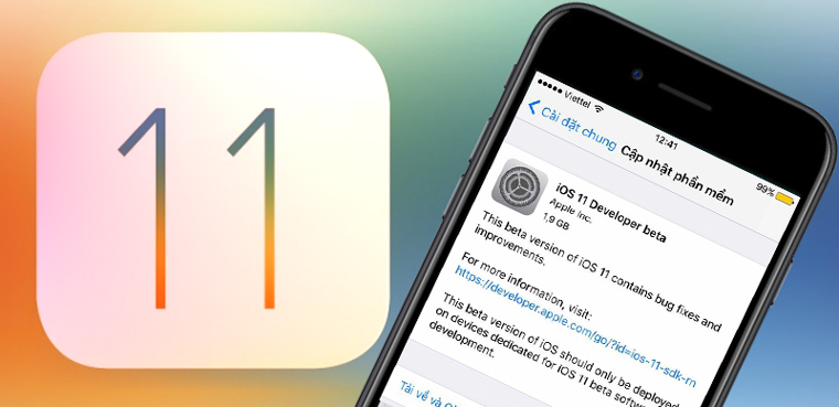 Cách cập nhật iPhone, iPad lên phiên bản iOS 11 beta 1 mới nhất