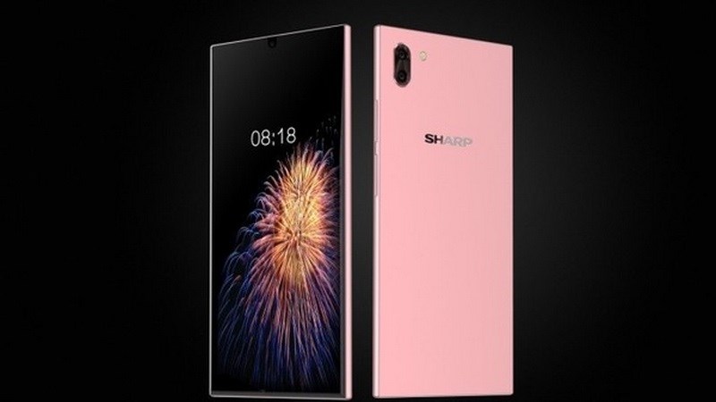 điện thoại Sharp viền siêu mỏng 