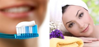 Trị mụn bằng kem đánh răng có hại không?