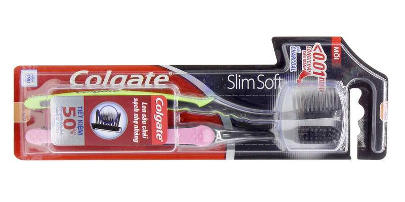 Bàn chải đánh răng Colgate Lông chải siêu mảnh nhỏ hơn 0,01mm