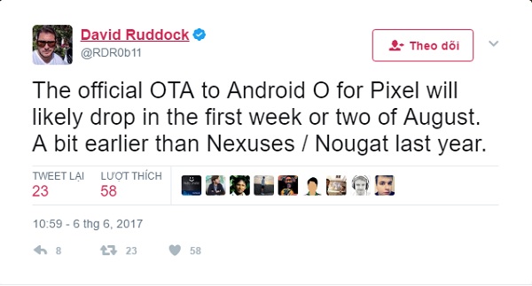 thông tin David Ruddock cung cấp thông tin David Ruddock cung cấp