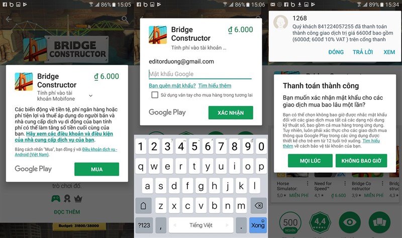 Thanh toán ứng dụng