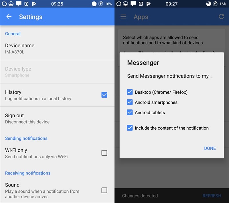 Desktop Notifications