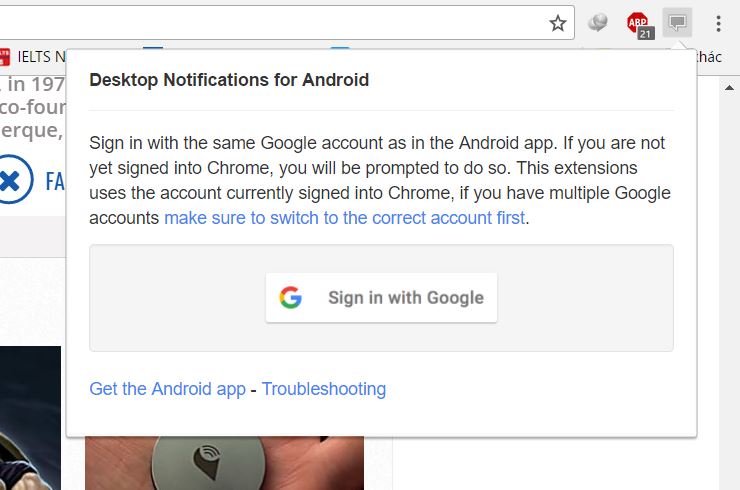 Desktop Notifications