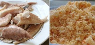 Chà bông cá - Giải pháp khi bé không thích ăn cá tươi