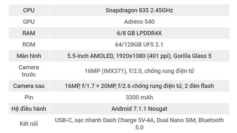 OnePlus 5 OnePlus 5