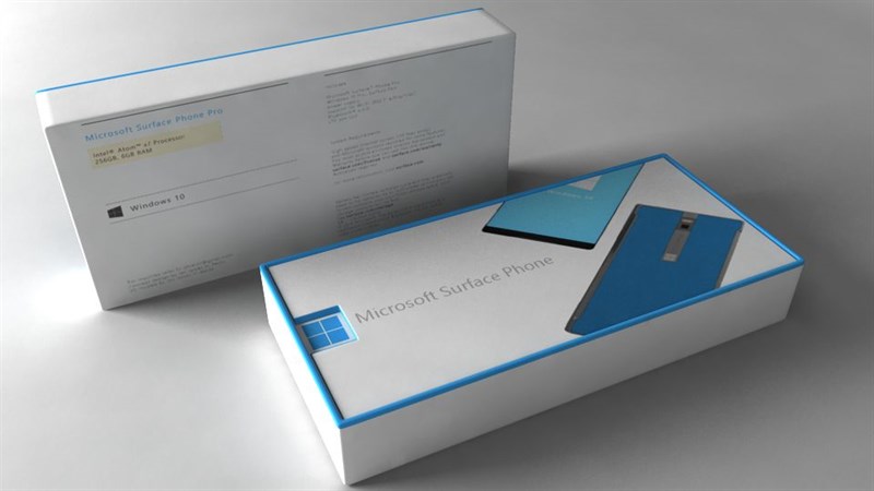 Concept Concept Microsoft Surface Phone tuyệt đẹp với thiết kế ấn tượng từ vỏ hộp