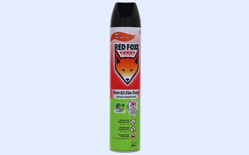 Xịt côn trùng Red Foxx POWER hương chanh