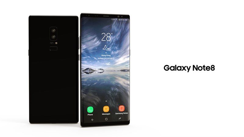 Concept Galaxy Note 8 với bút S Pen