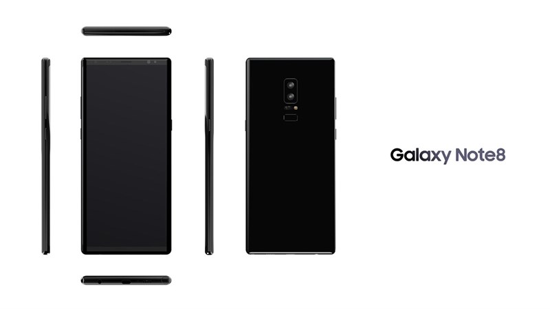 Concept Galaxy Note 8 với bút S Pen