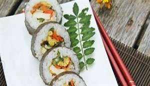 Cách làm kimbap chay Hàn Quốc ngon tại nhà