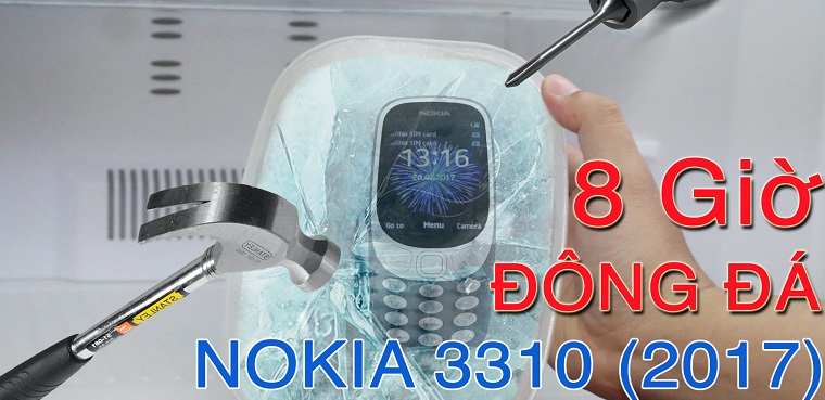 Tra tấn Nokia 3310 (2017): còn đó danh hiệu “bền bỉ như Nokia”