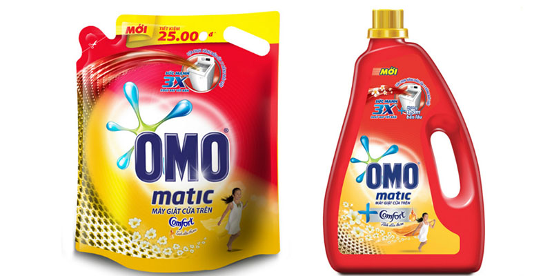 Nước giặt Omo Matic Comfort Tinh dầu thơm