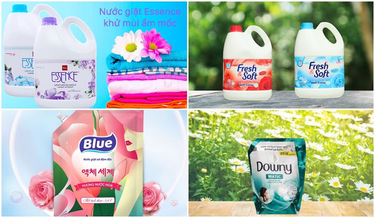 Các loại nước giặt thơm lâu được ưa chuộng nhất