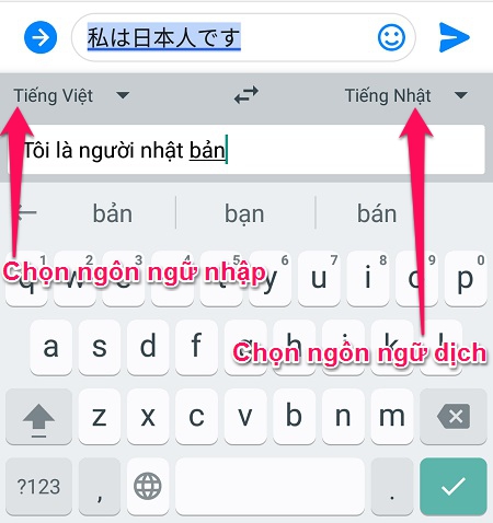 Nhắn tin với người nước ngoài dễ nhất nhờ bàn phím dịch tự động