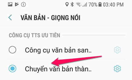 Để smartphone đọc cho bạn nghe mọi văn bản, kể cả Tiếng Việt