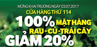 Siêu thị Bách hoá XANH 14 Đường Số 2 khai trương 03/07/2017