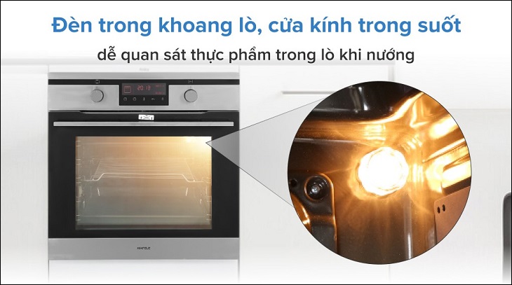 Lò nướng âm có chất liệu tốt, đạt chuẩn