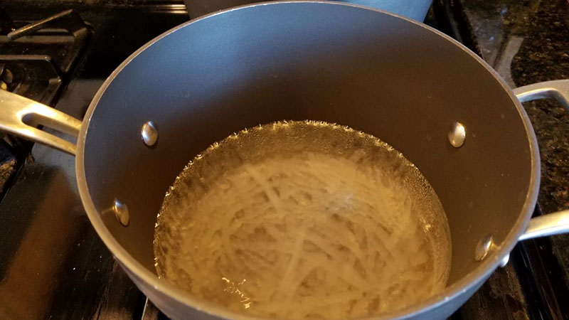 Cách nấu chè chuối bột báng ngon miệng