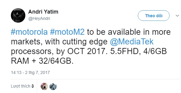 Thông tin Andri Yatim cung cấp