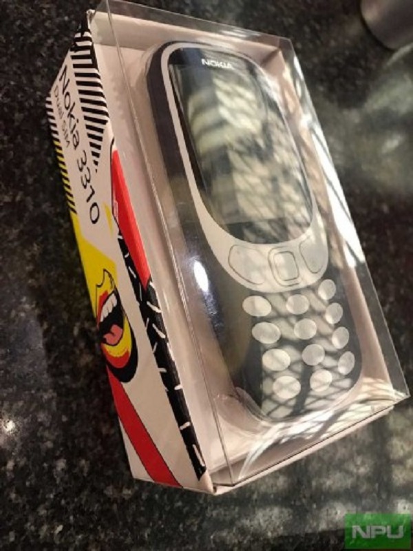 Nokia 3310 được trang bị hộp mới vỏ bọc trong suốt