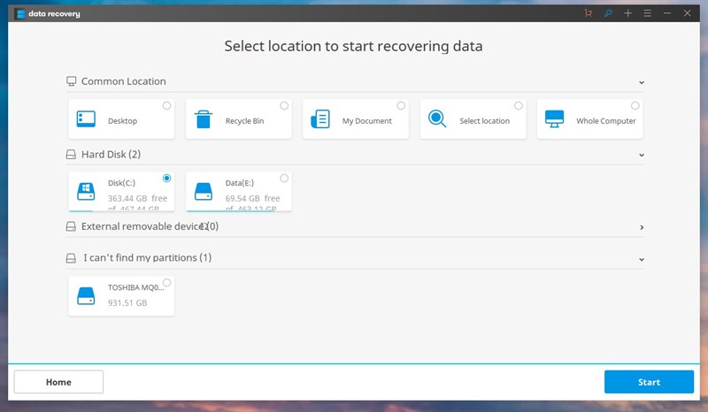 Wondershare Data Recovery