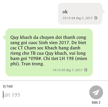 Đăng kí thành công