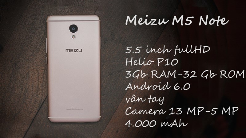 Trên tay Meizu M5 Note