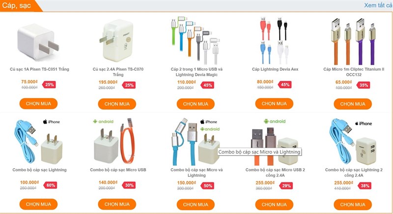 Phụ kiện smartphone tại vuivui.com