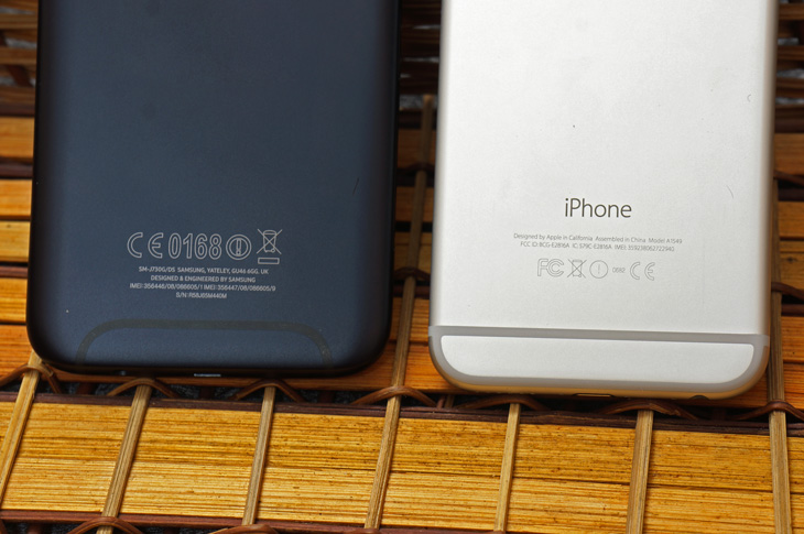 Đo dáng Samsung J7 Pro và iPhone 6: khi tầm trung đối đầu cao cấp Đo dáng Samsung J7 Pro và iPhone 6: khi tầm trung đối đầu cao cấp