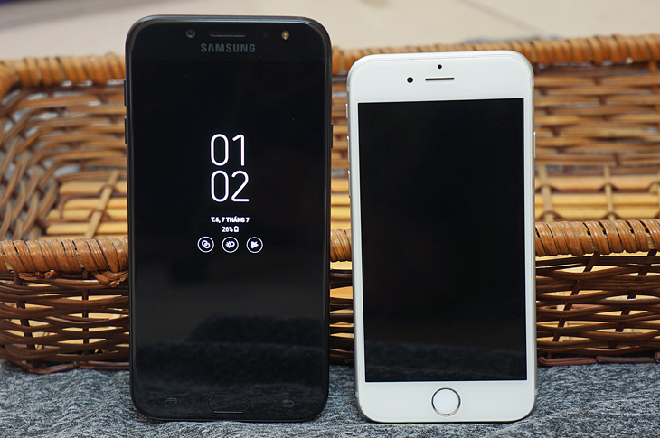 samsung j7 pro va iphone 6