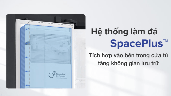 Hệ thống làm đá tinh gọn SpacePlus™