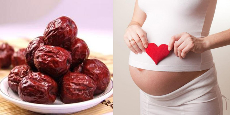 Táo đỏ khô còn giúp em bé trong bụng tăng cường hơn sức đề kháng