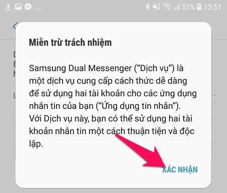 Dual Messenger trên Samsung J7 Pro, dùng cùng lúc 2 tài khoản mạng xã hội