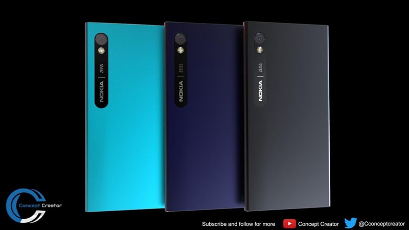 Concept Nokia Edge: Màn hình cong, viền siêu mỏng với camera Zeiss khẩu độ lớn