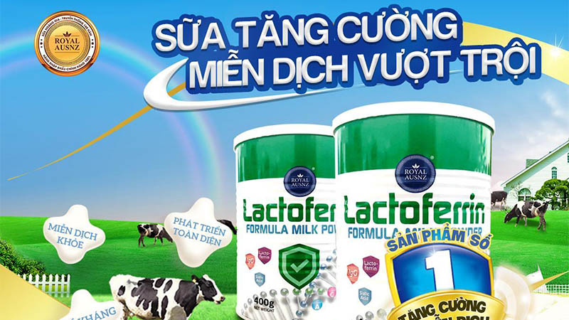 Sữa Lactoferrin xanh giúp cung cấp 3 thành phần đặc hiệu đối với hệ miễn dịch của trẻ sơ sinh và trẻ nhỏ