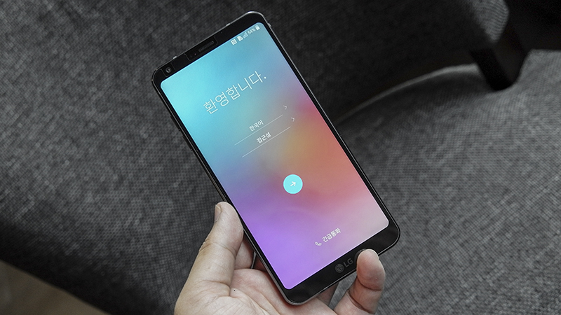 trên tay LG G6 Plus