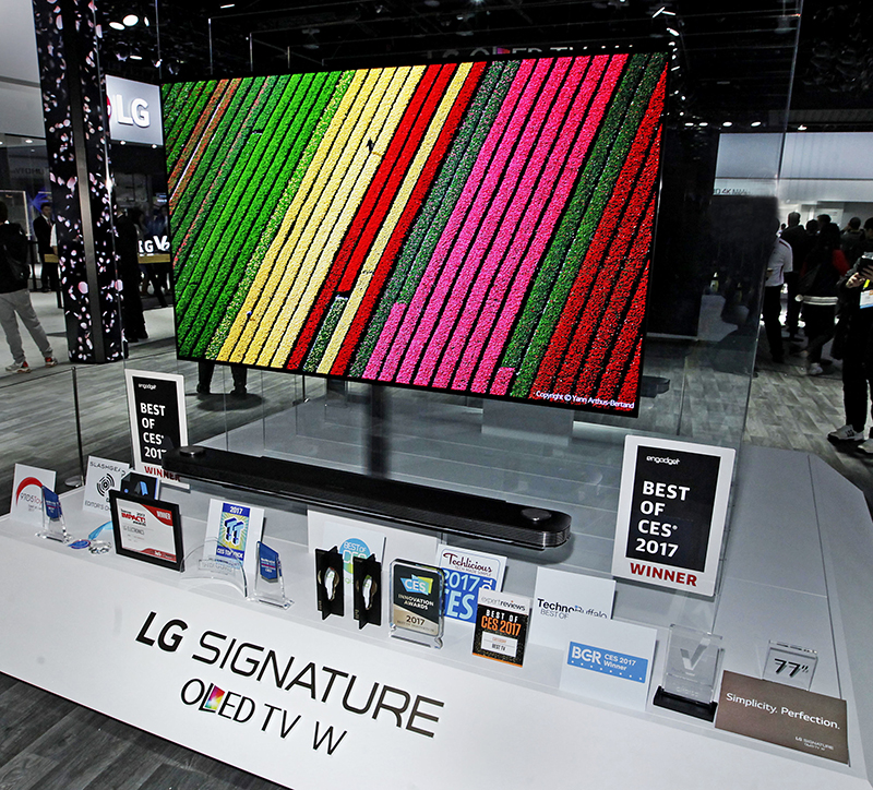 Tivi OLED LG nhận được hơn 40 giải thưởng