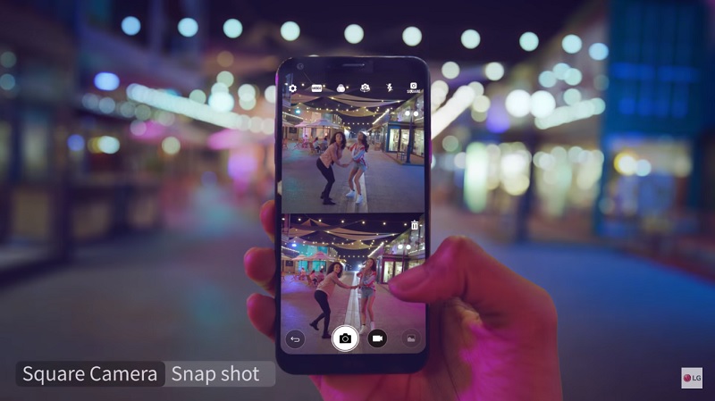 chế độ Square camera trên LG Q6 chế độ Square camera trên LG Q6