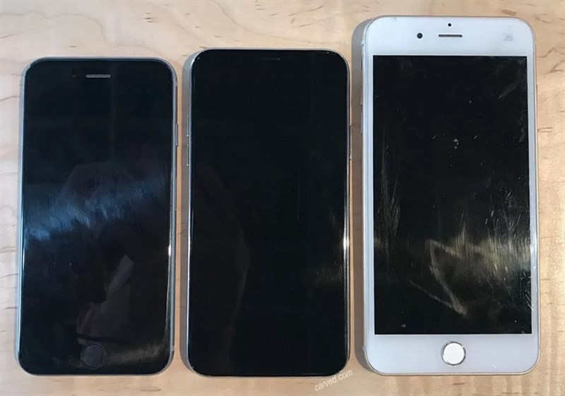 iPhone 8 xuất hiện bên cạnh iPhone 6s và iPhone 7 Plus