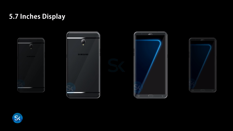 Concept Samsung J7 Prime tuyệt đẹp với màn hình siêu mỏng