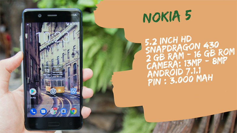 Trên tay Nokia 5 Trên tay Nokia 5