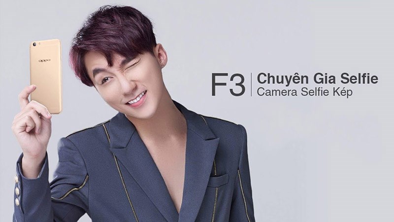 Sơn Tùng và điện thoại OPPO