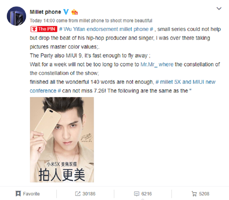 Xiaomi Mi 5X và MIUI 9 sẽ cùng nhau ra mắt vào tuần sau