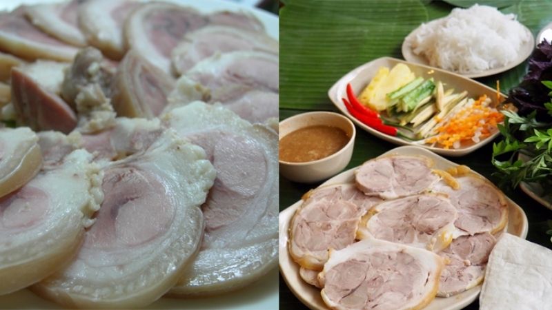 When slicing boiled pork hock, you should use a sharp knife