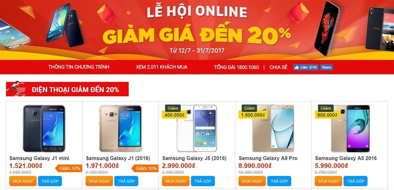 Smartphone, laptop, tablet và loạt phụ kiện hot đang giảm giá cực ngon khi mua online