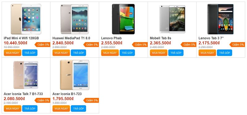 Smartphone, laptop, tablet và loạt phụ kiện hot đang giảm giá cực ngon khi mua online
